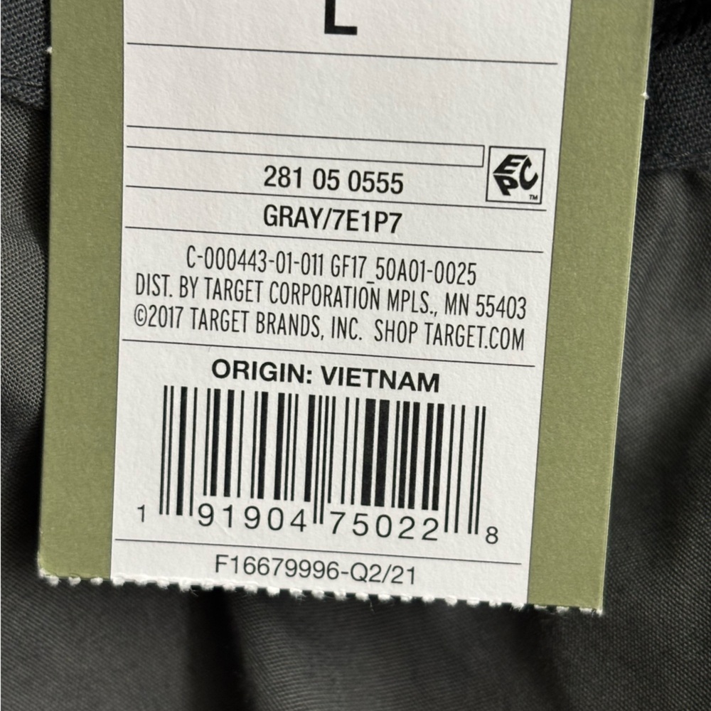 Goodfellow lightweight men’s color block  jacket with sleeve pocket - Picture 4 of 8